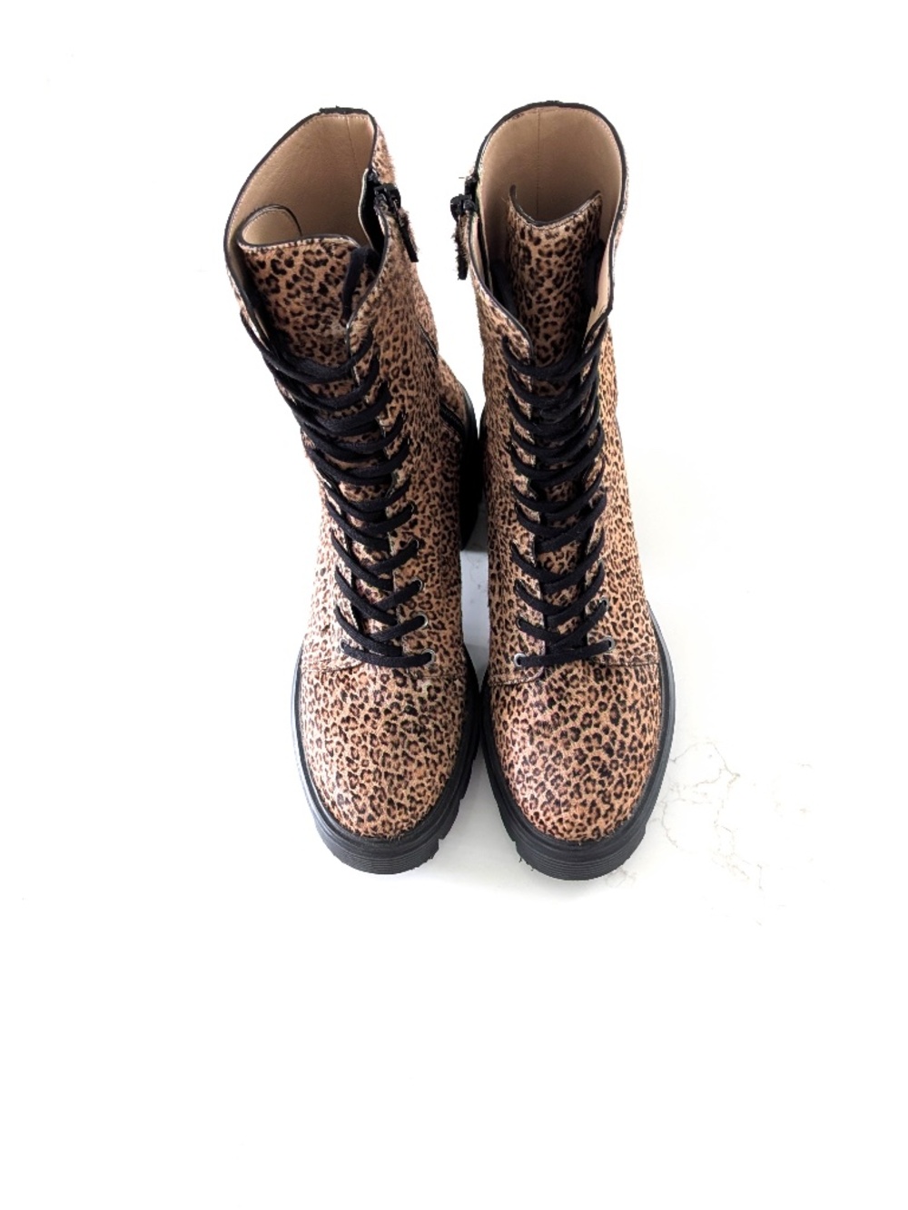 Stuart Weitzman Soho Bootie Mini Jaguar Calf Hair Boots Women's US 9.5 EU 40 NIB
